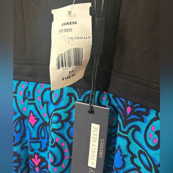 Nwt- Plenty by Tracy Reese 8 Floral Fleur Print Dress Pleated Anthropologie -14 - Picture 5 of 7